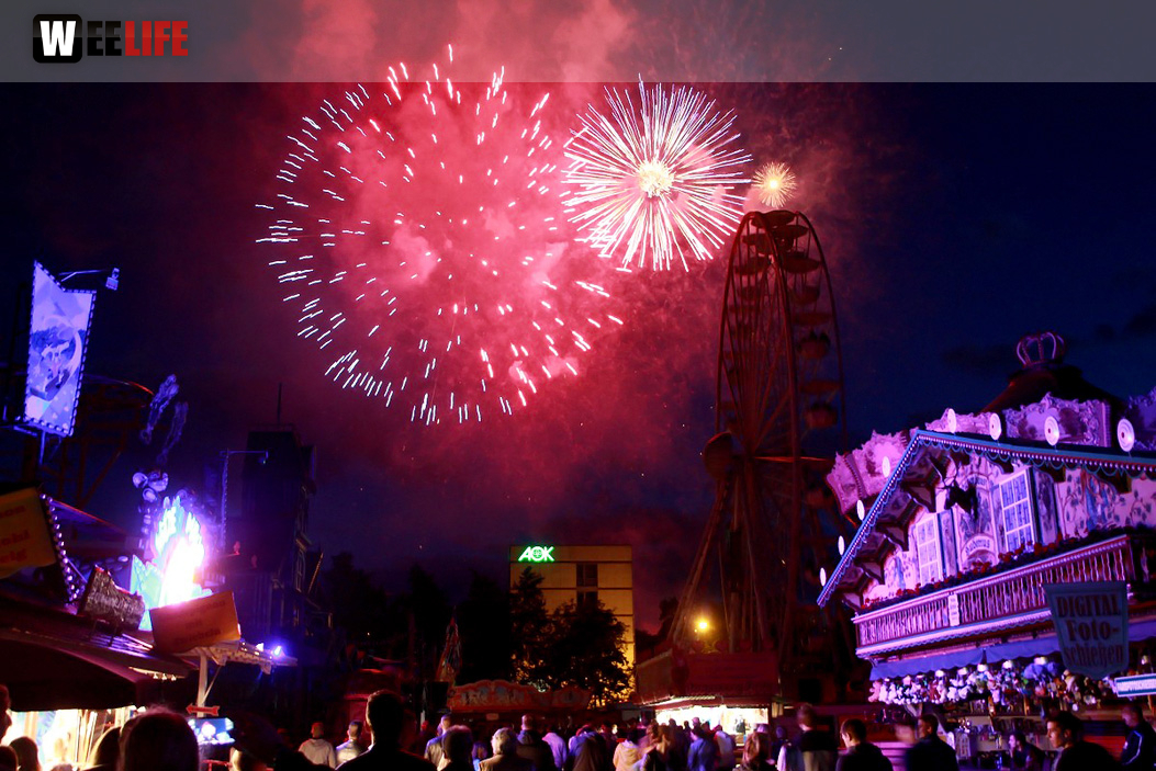 103. Hofer Volksfest Eröffnungsfeuerwerk