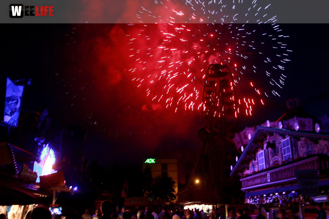 103. Hofer Volksfest Eröffnungsfeuerwerk