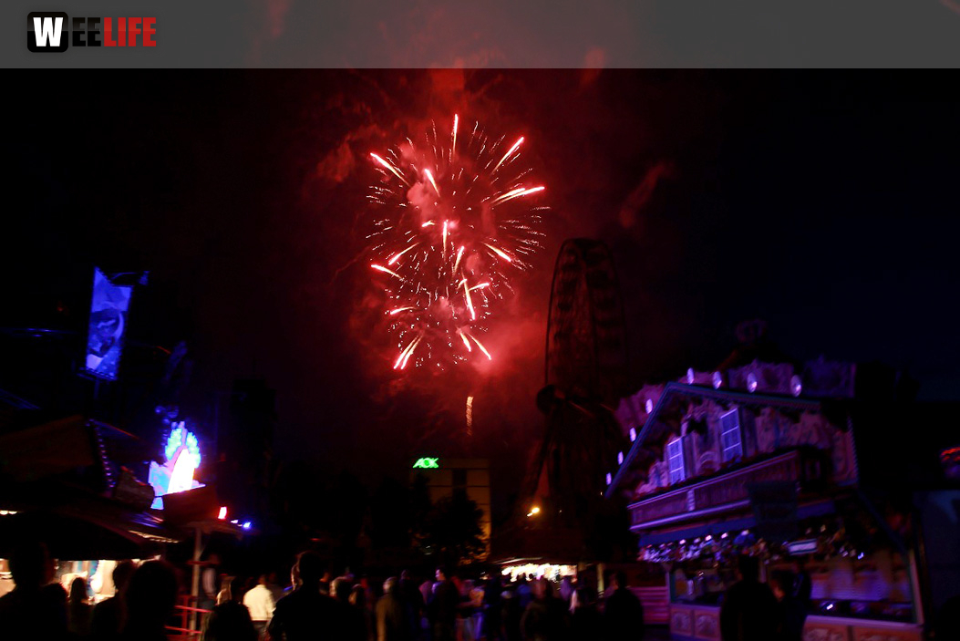 103. Hofer Volksfest Eröffnungsfeuerwerk