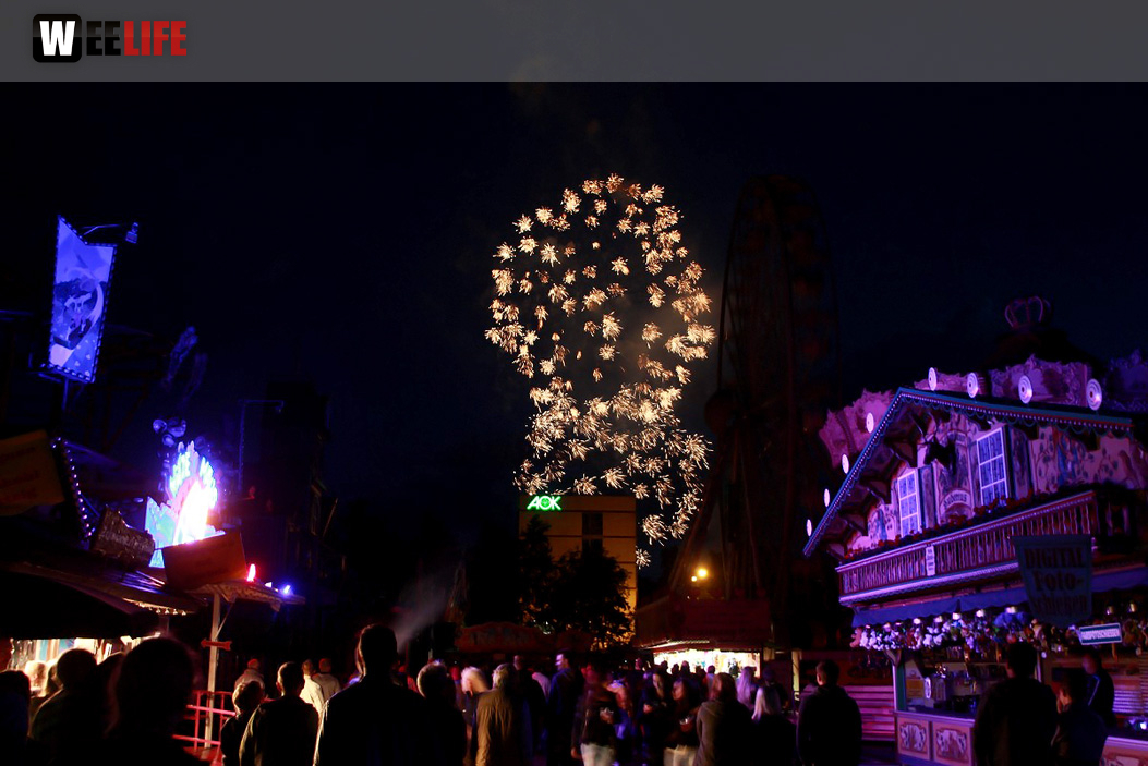 103. Hofer Volksfest Eröffnungsfeuerwerk