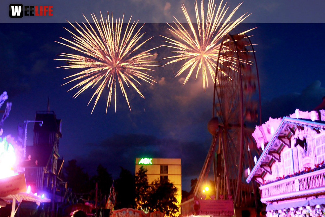 103. Hofer Volksfest Eröffnungsfeuerwerk
