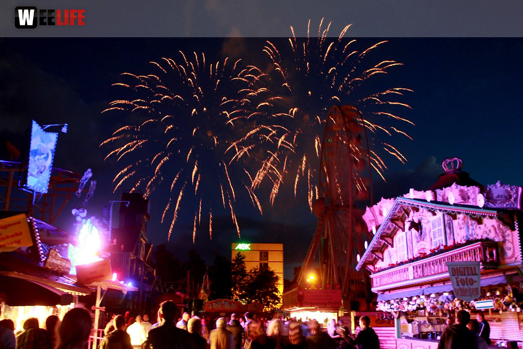 103. Hofer Volksfest Eröffnungsfeuerwerk