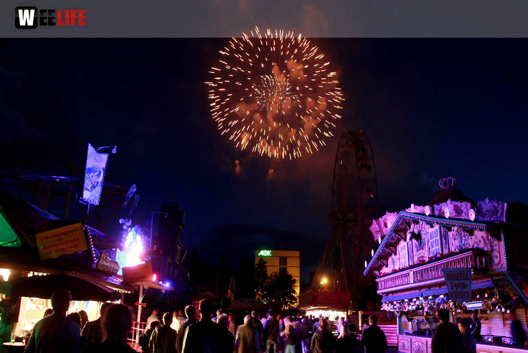 103. Hofer Volksfest Eröffnungsfeuerwerk