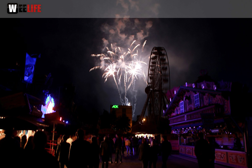 103. Hofer Volksfest Eröffnungsfeuerwerk