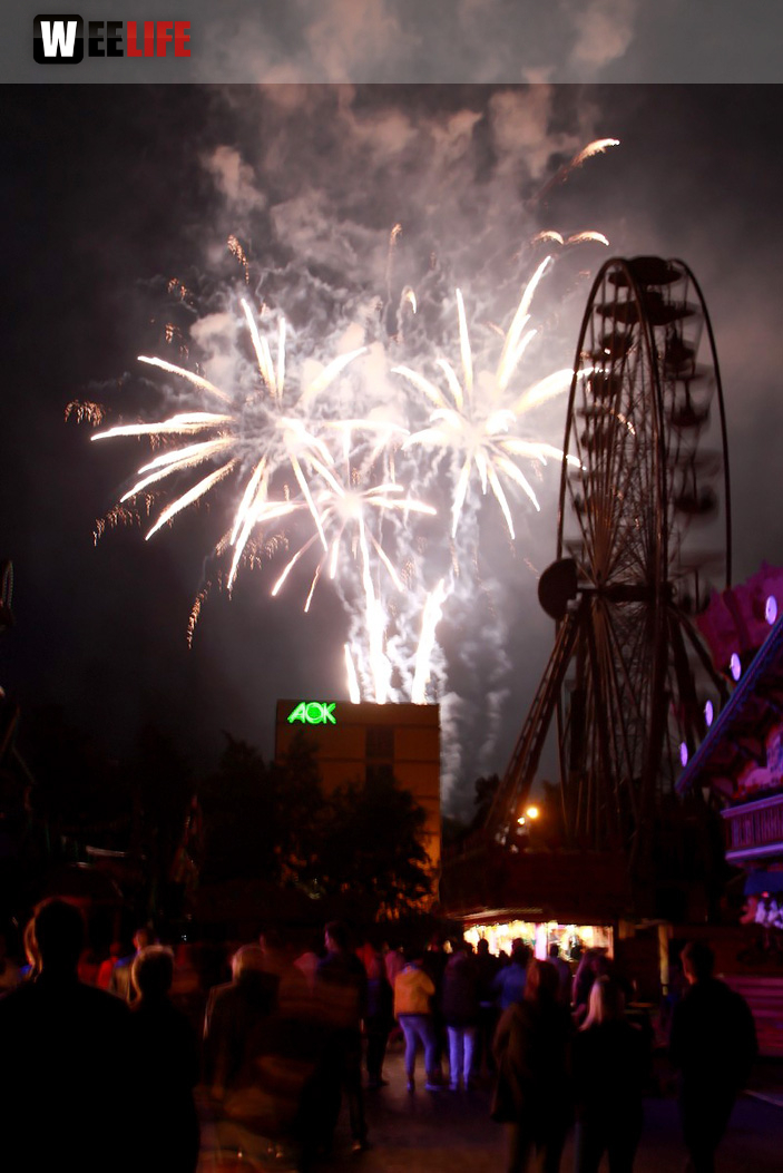 103. Hofer Volksfest Eröffnungsfeuerwerk