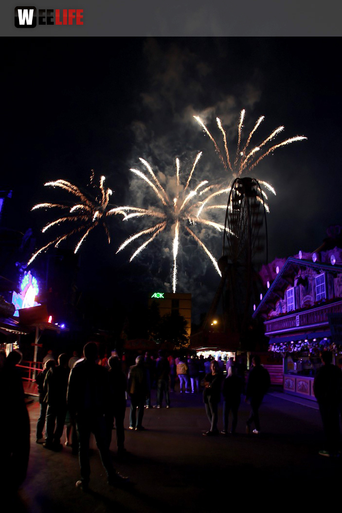 103. Hofer Volksfest Eröffnungsfeuerwerk