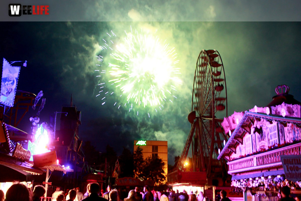103. Hofer Volksfest Eröffnungsfeuerwerk