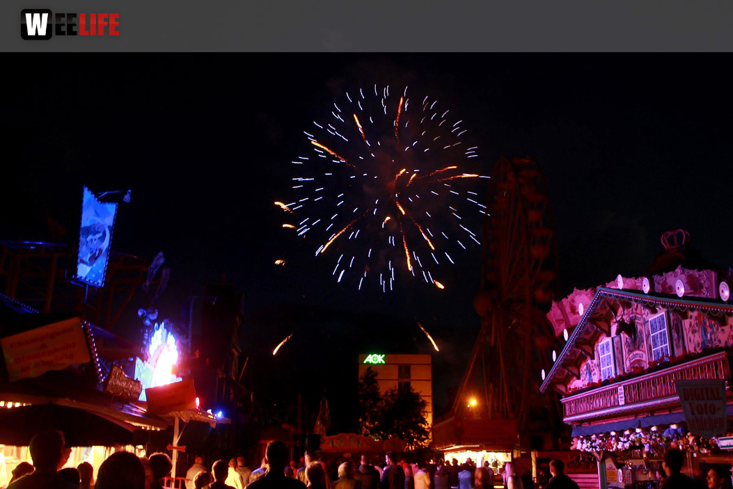 103. Hofer Volksfest Eröffnungsfeuerwerk