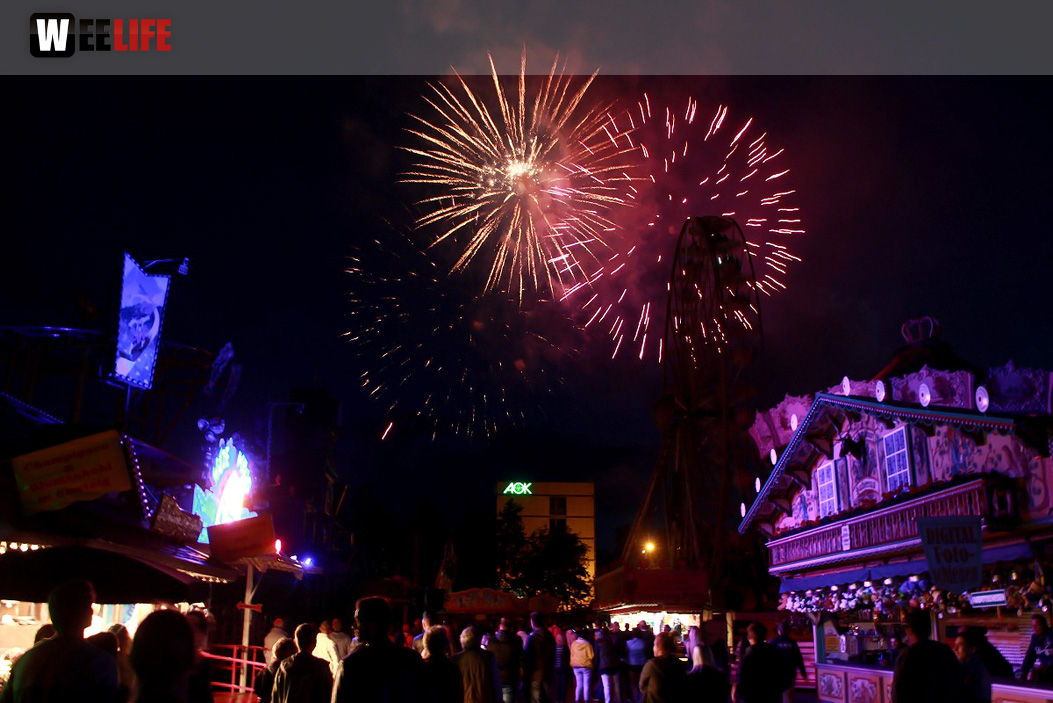103. Hofer Volksfest Eröffnungsfeuerwerk