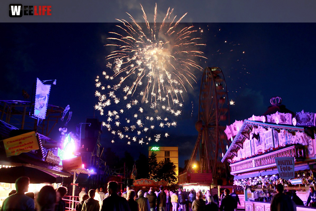 103. Hofer Volksfest Eröffnungsfeuerwerk