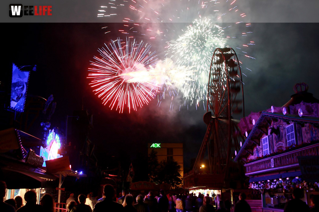 103. Hofer Volksfest Eröffnungsfeuerwerk