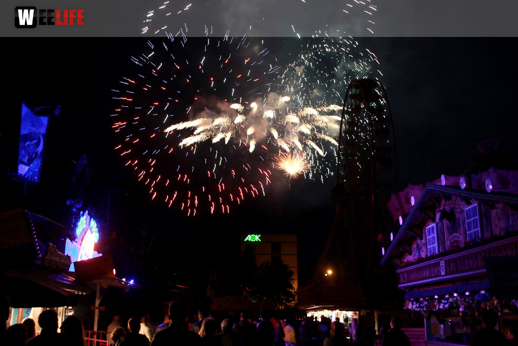 103. Hofer Volksfest Eröffnungsfeuerwerk
