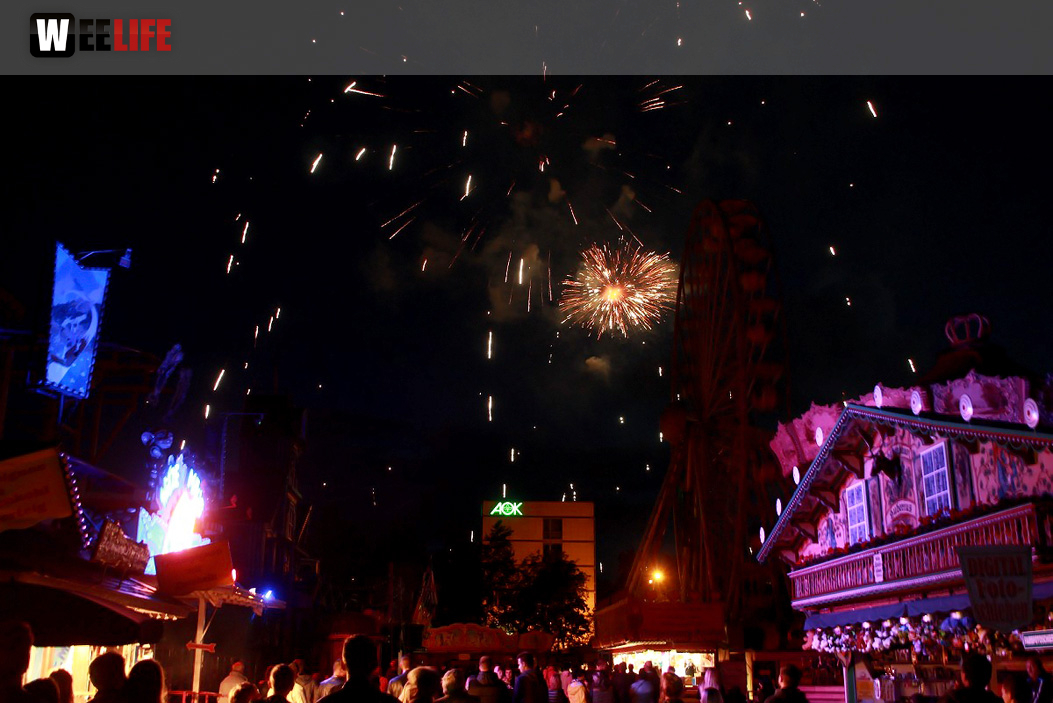103. Hofer Volksfest Eröffnungsfeuerwerk