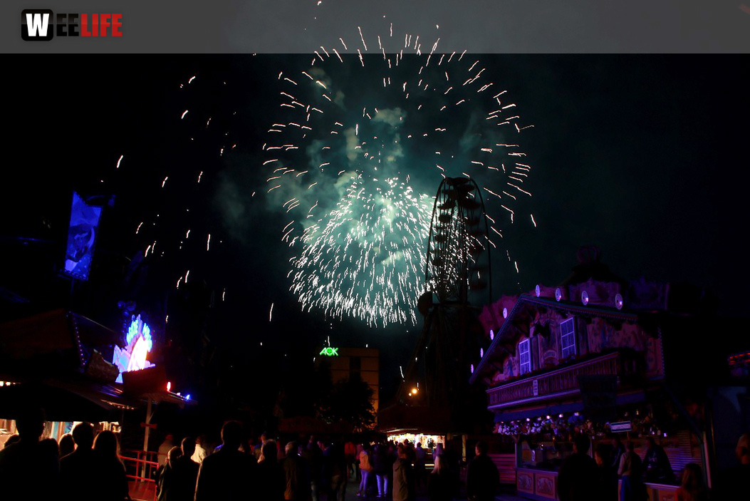 103. Hofer Volksfest Eröffnungsfeuerwerk