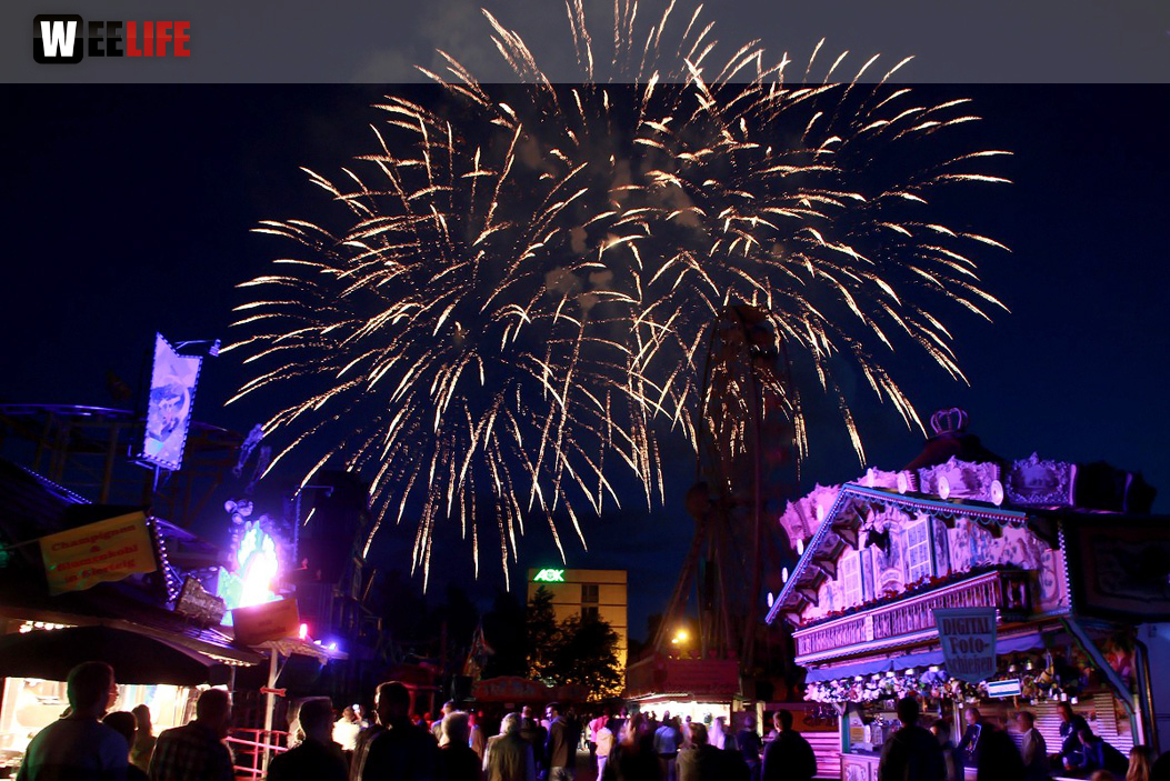 103. Hofer Volksfest Eröffnungsfeuerwerk