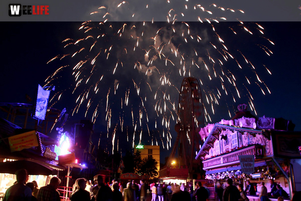 103. Hofer Volksfest Eröffnungsfeuerwerk