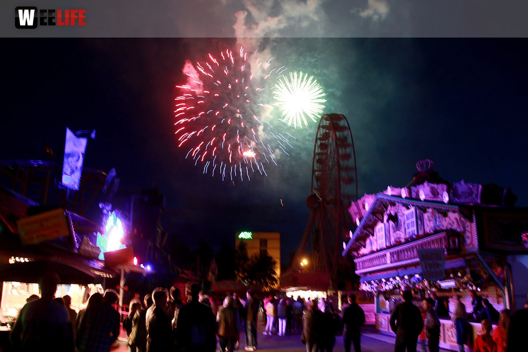 103. Hofer Volksfest Eröffnungsfeuerwerk