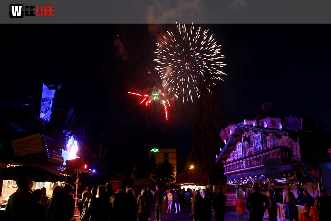 103. Hofer Volksfest Eröffnungsfeuerwerk