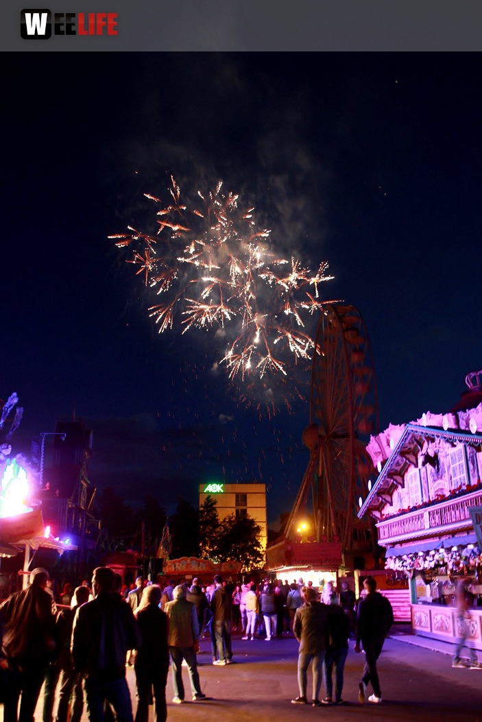 103. Hofer Volksfest Eröffnungsfeuerwerk