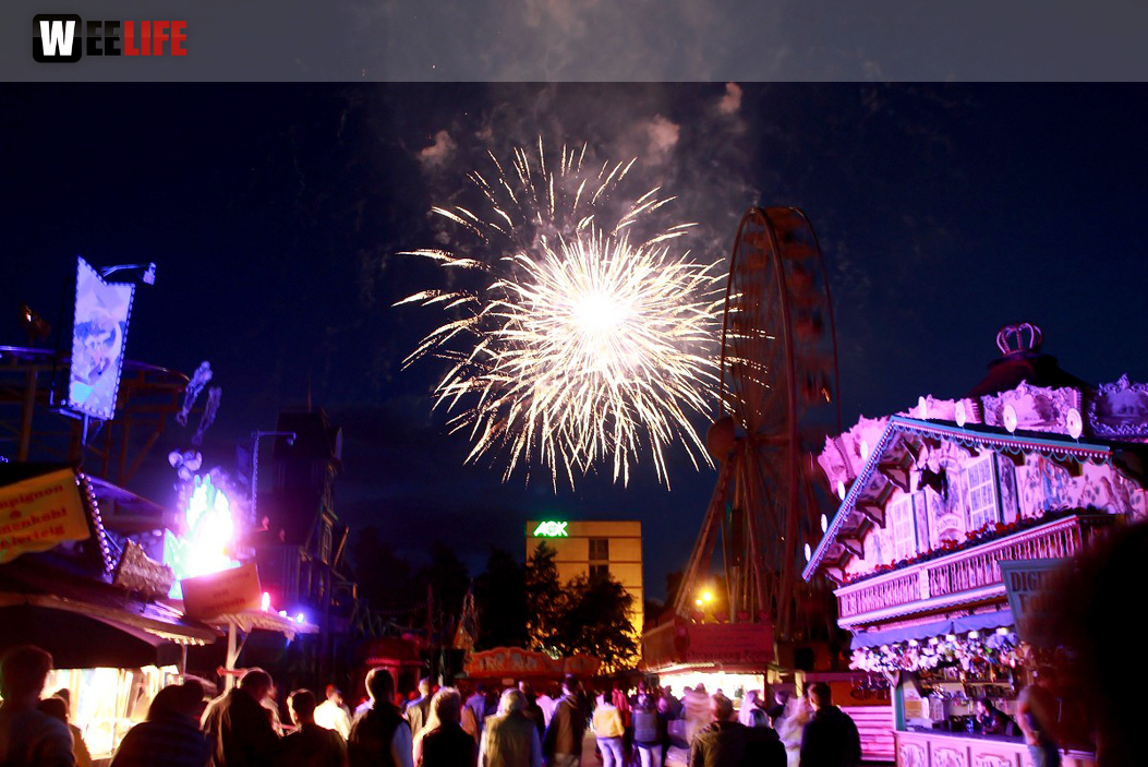 103. Hofer Volksfest Eröffnungsfeuerwerk