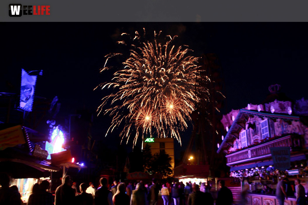 103. Hofer Volksfest Eröffnungsfeuerwerk