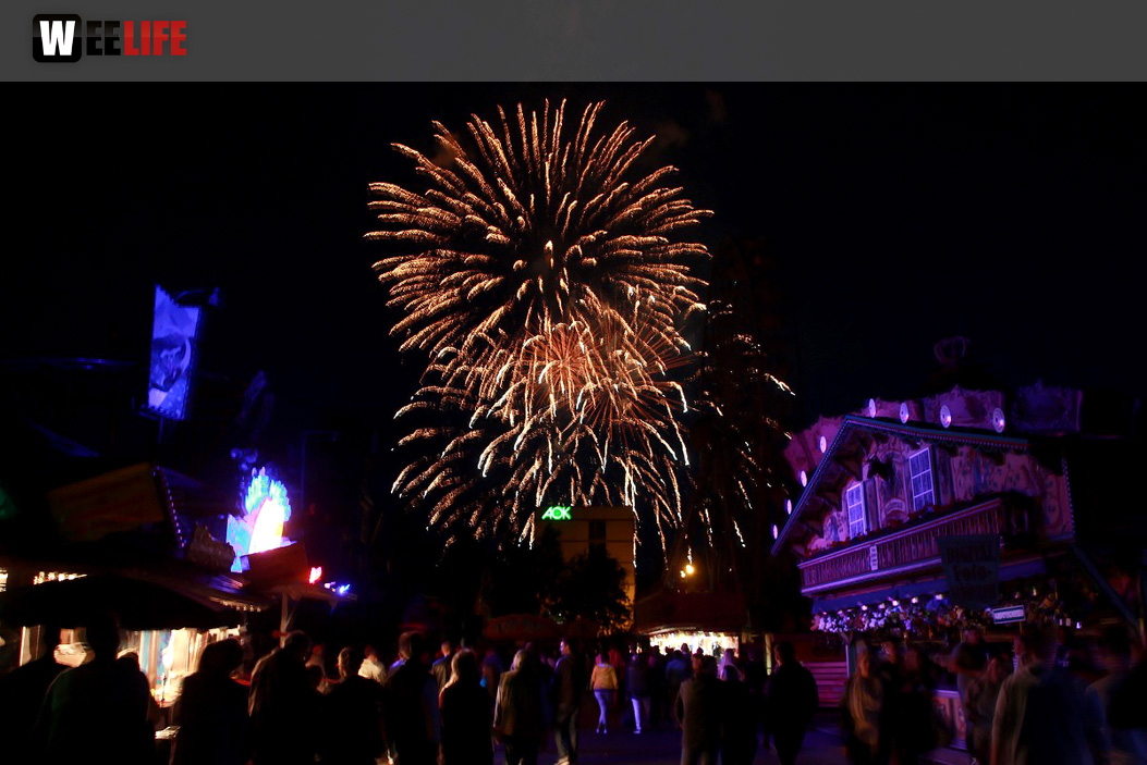 103. Hofer Volksfest Eröffnungsfeuerwerk