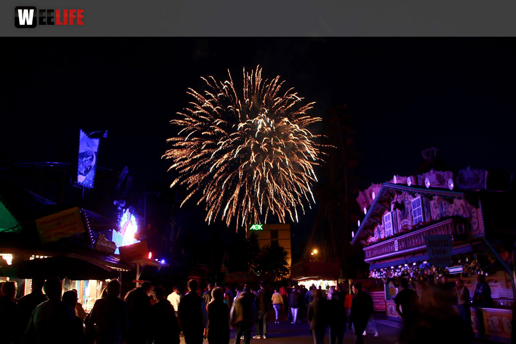 103. Hofer Volksfest Eröffnungsfeuerwerk