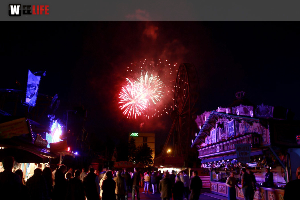 103. Hofer Volksfest Eröffnungsfeuerwerk