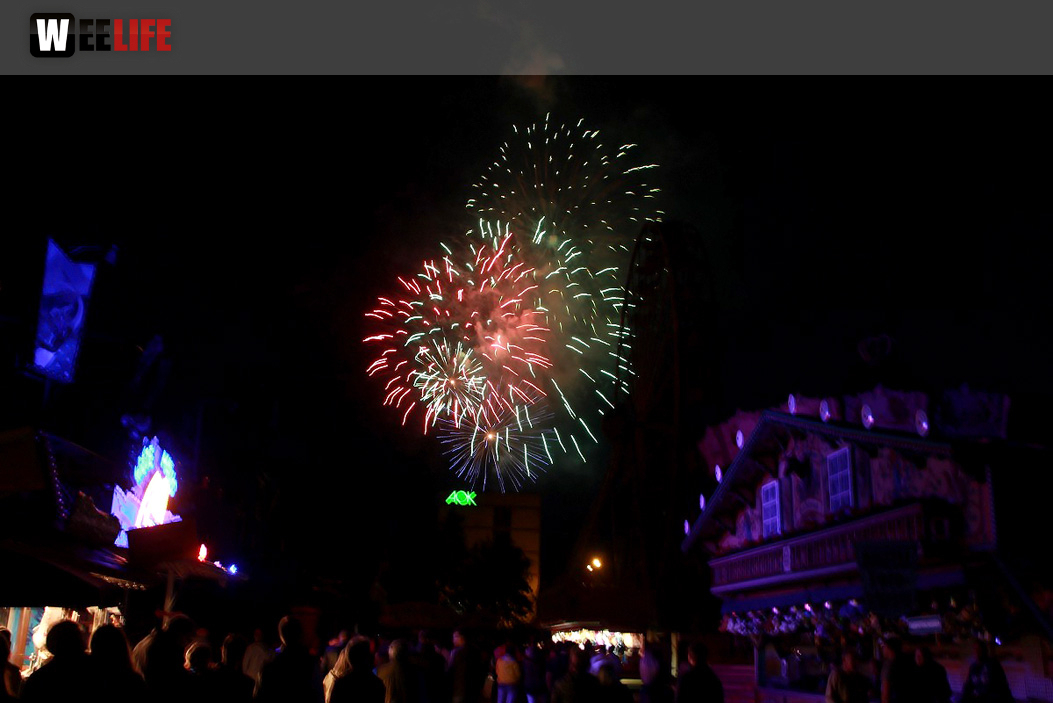 103. Hofer Volksfest Eröffnungsfeuerwerk