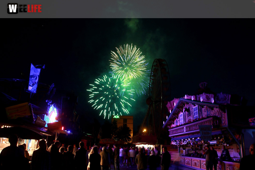 103. Hofer Volksfest Eröffnungsfeuerwerk