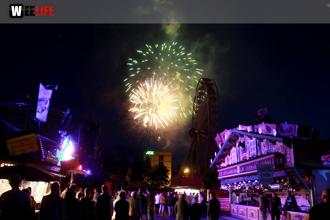 103. Hofer Volksfest Eröffnungsfeuerwerk