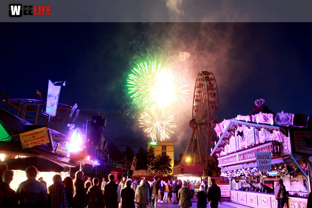 103. Hofer Volksfest Eröffnungsfeuerwerk