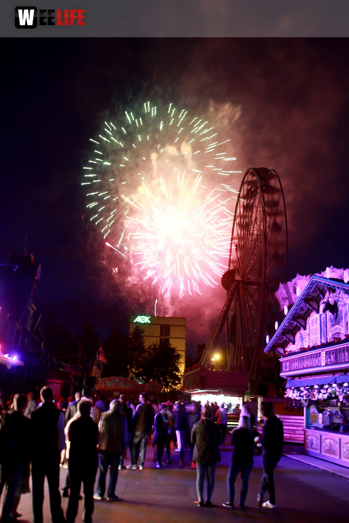 103. Hofer Volksfest Eröffnungsfeuerwerk