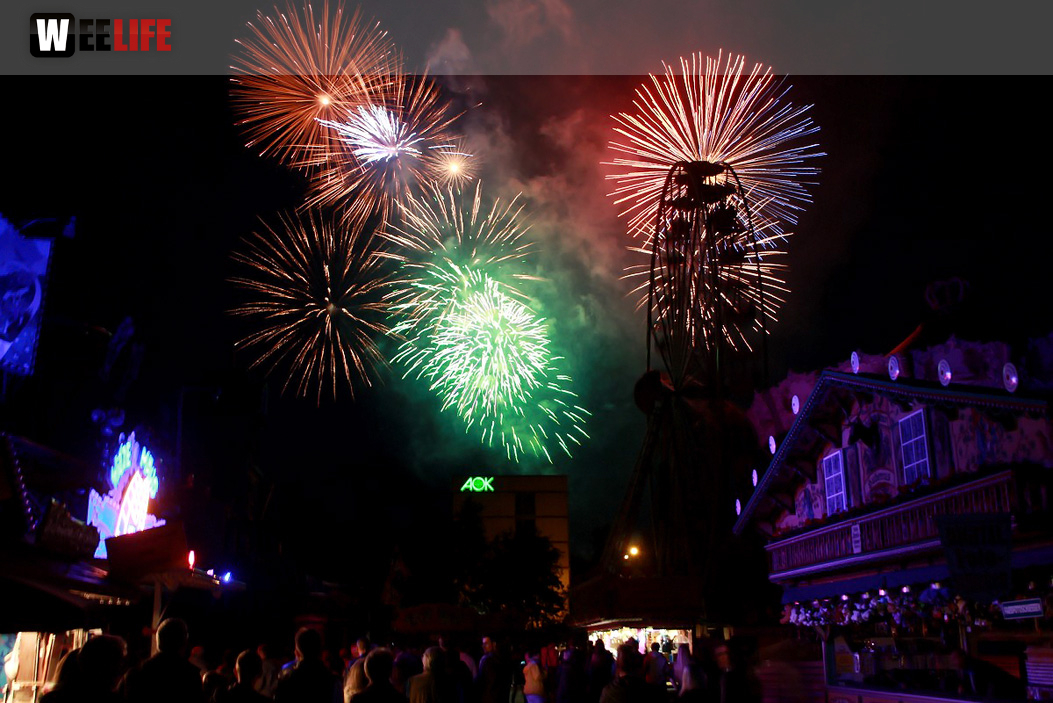 103. Hofer Volksfest Eröffnungsfeuerwerk