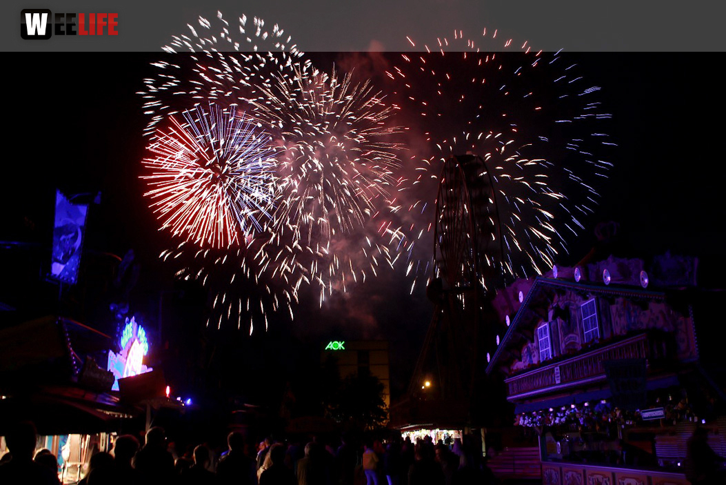 103. Hofer Volksfest Eröffnungsfeuerwerk