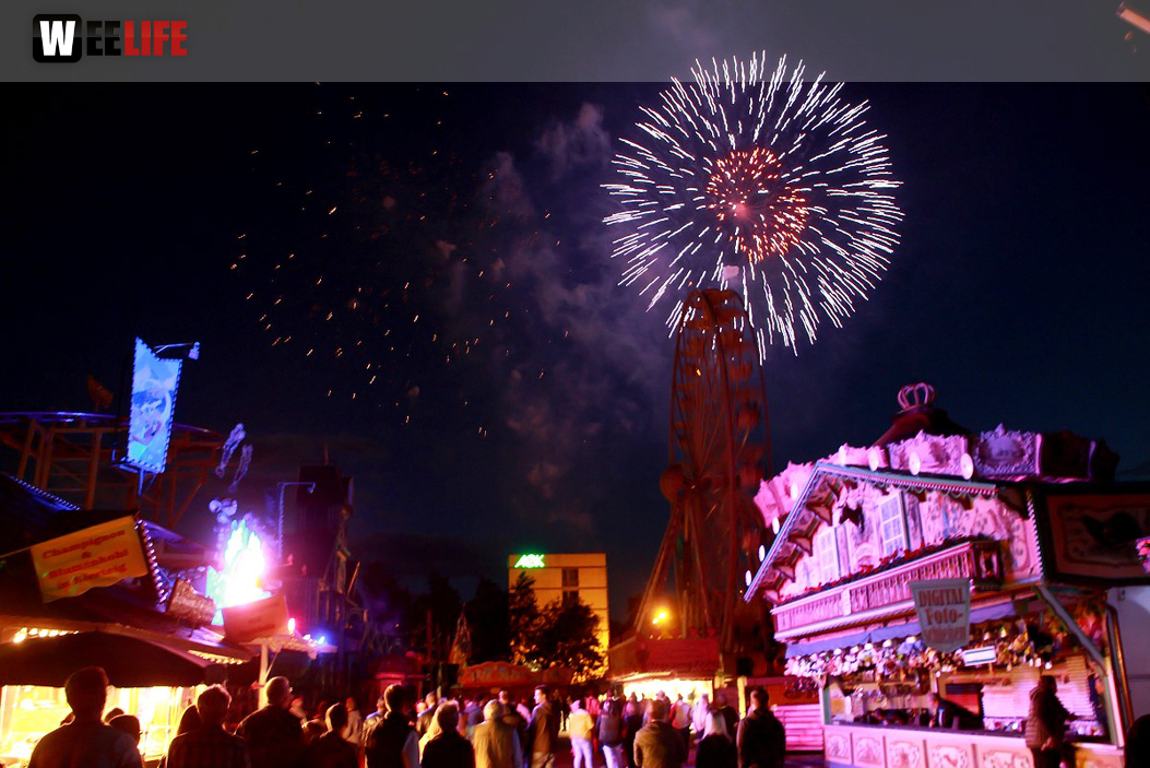 103. Hofer Volksfest Eröffnungsfeuerwerk