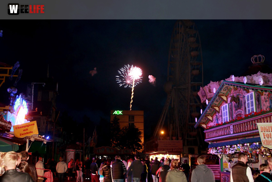 103. Hofer Volksfest Eröffnungsfeuerwerk