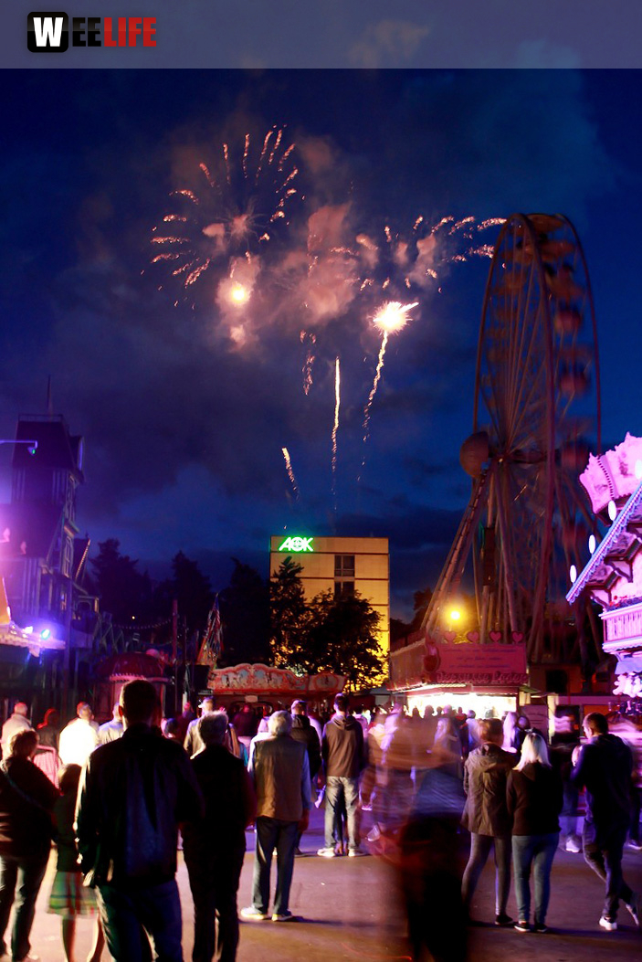 103. Hofer Volksfest Eröffnungsfeuerwerk