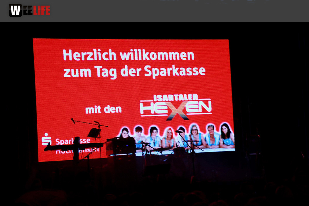 103. Hofer Volksfest Tag der Sparkasse mit Isertaler Hexen