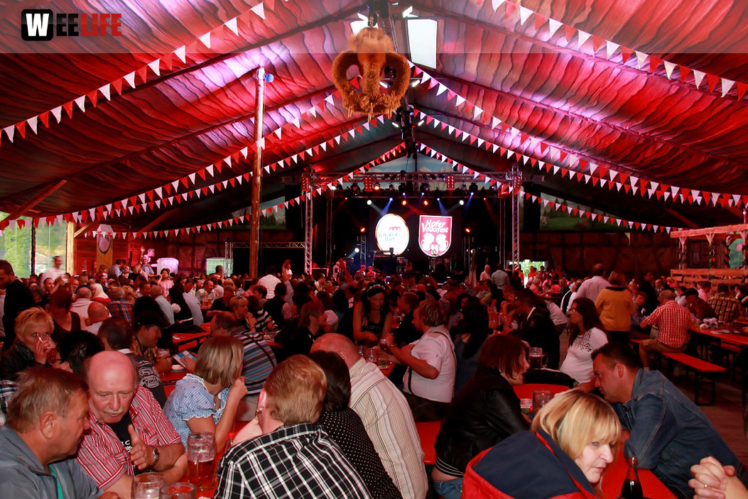 103. Hofer Volksfest 8.Tag mit den Biba u. die Butzemänner