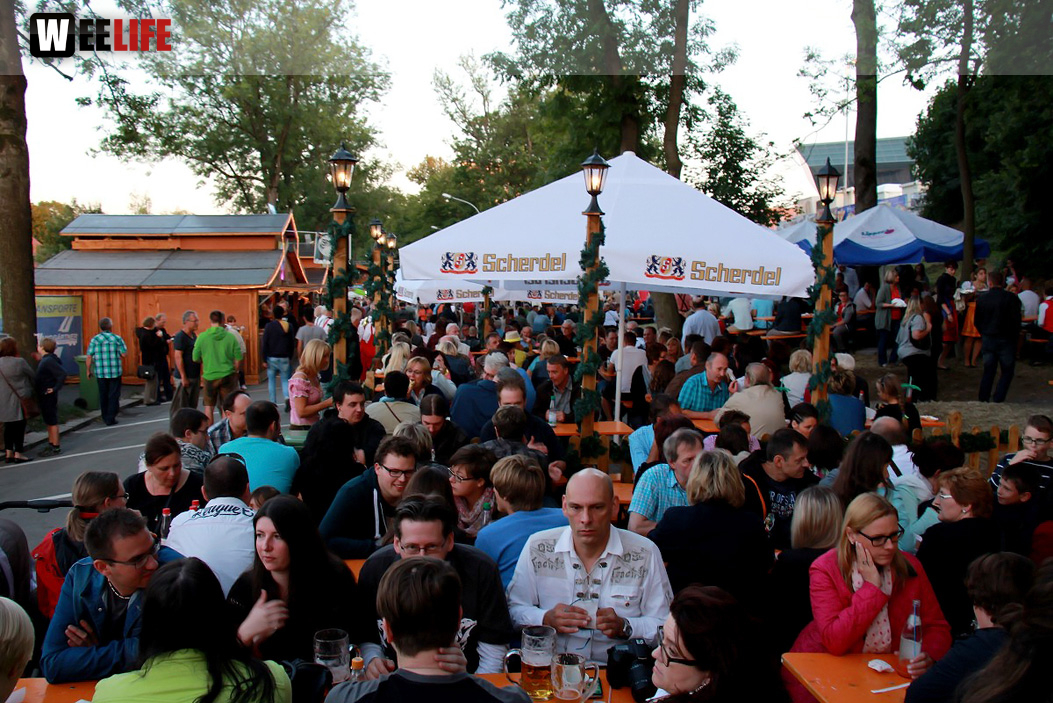 103. Hofer Volksfest 8.Tag mit den Biba u. die Butzemänner