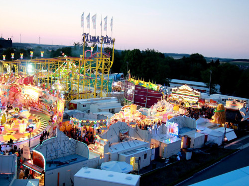 103. Hofer Volksfest Übersichtsaufnahmen vom Dacher der Freiheitshalle  – Foto 3
