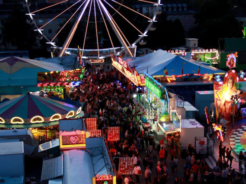 103. Hofer Volksfest Übersichtsaufnahmen vom Dacher der Freiheitshalle  – Foto 4