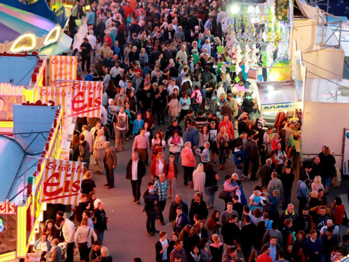 103. Hofer Volksfest Übersichtsaufnahmen vom Dacher der Freiheitshalle  – Foto 8