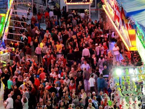 103. Hofer Volksfest Übersichtsaufnahmen vom Dacher der Freiheitshalle  – Foto 10