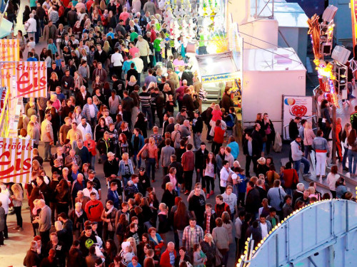 103. Hofer Volksfest Übersichtsaufnahmen vom Dacher der Freiheitshalle  – Foto 11