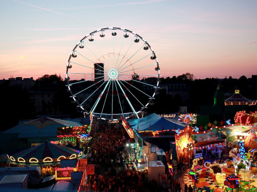 103. Hofer Volksfest Übersichtsaufnahmen vom Dacher der Freiheitshalle  – Foto 12