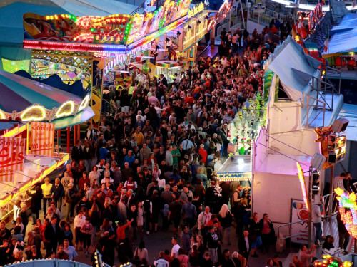 103. Hofer Volksfest Übersichtsaufnahmen vom Dacher der Freiheitshalle  – Foto 16