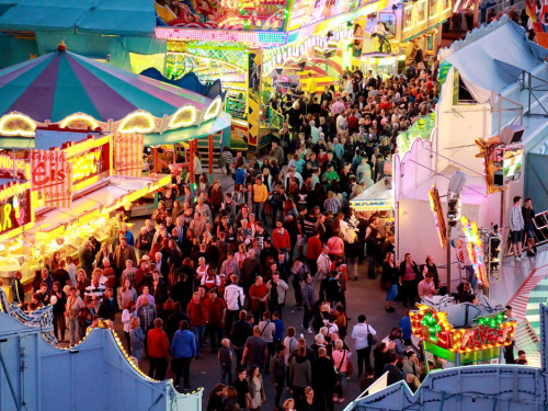 103. Hofer Volksfest Übersichtsaufnahmen vom Dacher der Freiheitshalle  – Foto 18
