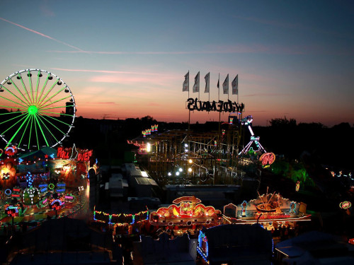 103. Hofer Volksfest Übersichtsaufnahmen vom Dacher der Freiheitshalle  – Foto 21